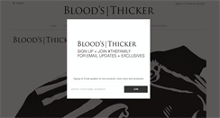 Desktop Screenshot of bloodsthicker.com